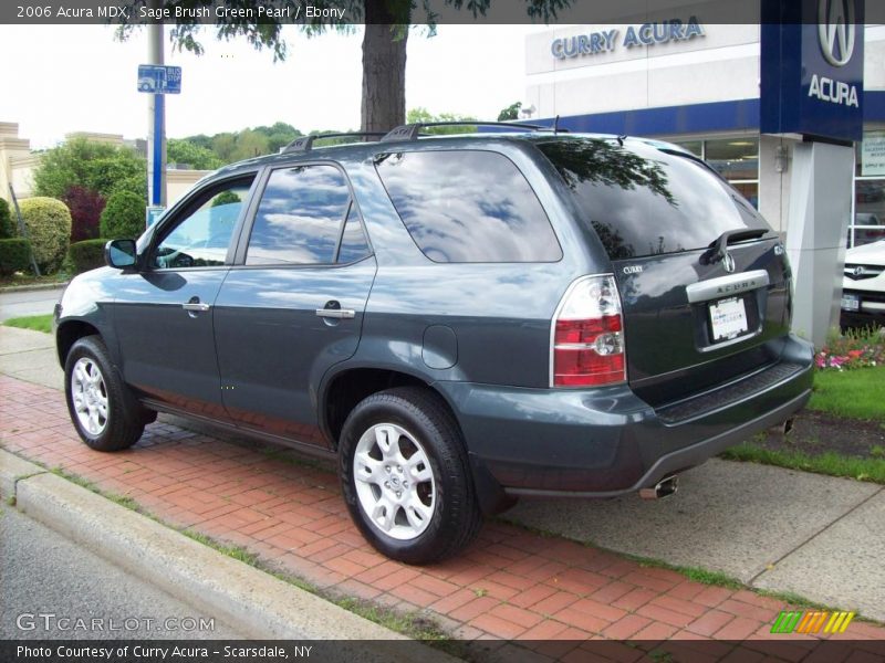 Sage Brush Green Pearl / Ebony 2006 Acura MDX