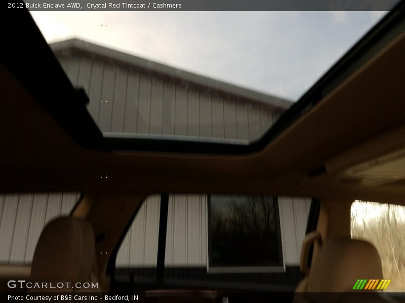 Crystal Red Tintcoat / Cashmere 2012 Buick Enclave AWD