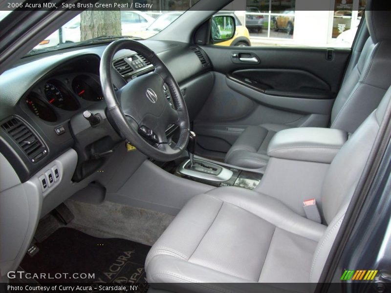 Sage Brush Green Pearl / Ebony 2006 Acura MDX