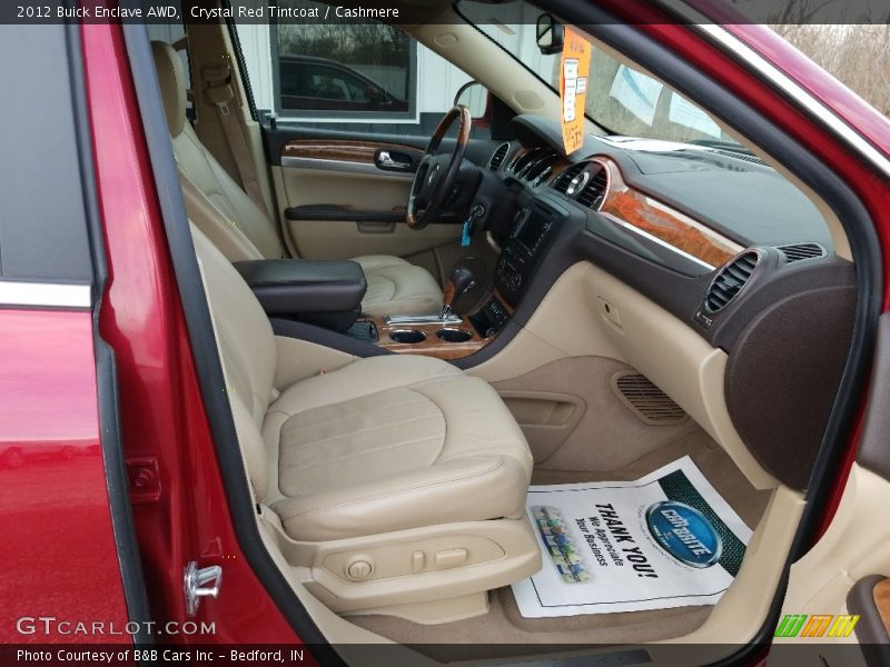 Crystal Red Tintcoat / Cashmere 2012 Buick Enclave AWD