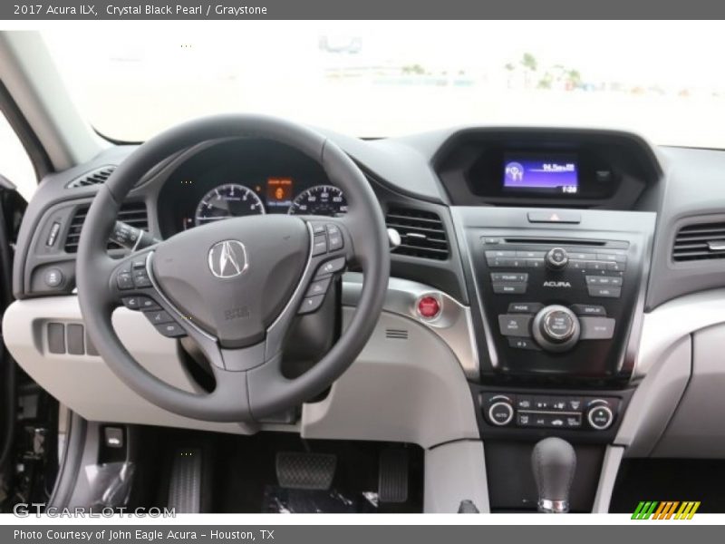 Crystal Black Pearl / Graystone 2017 Acura ILX