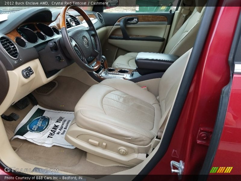 Crystal Red Tintcoat / Cashmere 2012 Buick Enclave AWD
