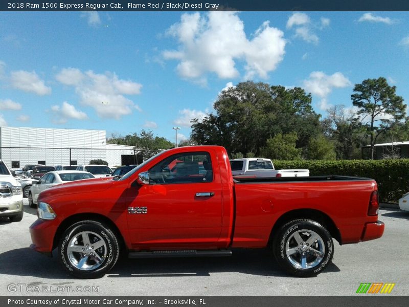  2018 1500 Express Regular Cab Flame Red