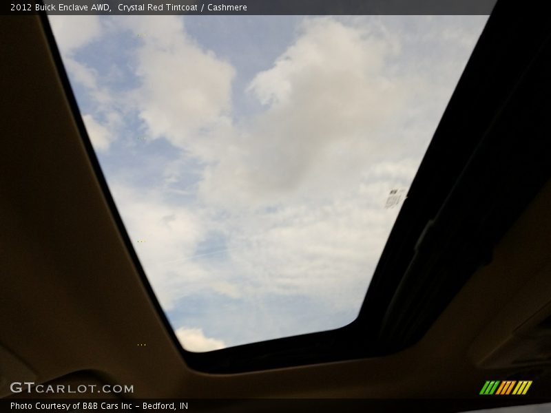 Crystal Red Tintcoat / Cashmere 2012 Buick Enclave AWD