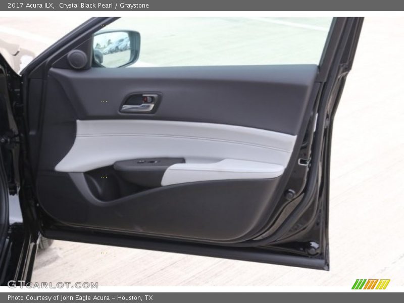 Crystal Black Pearl / Graystone 2017 Acura ILX