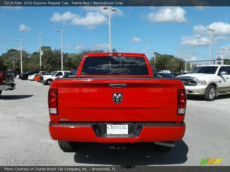 Flame Red / Black/Diesel Gray 2018 Ram 1500 Express Regular Cab