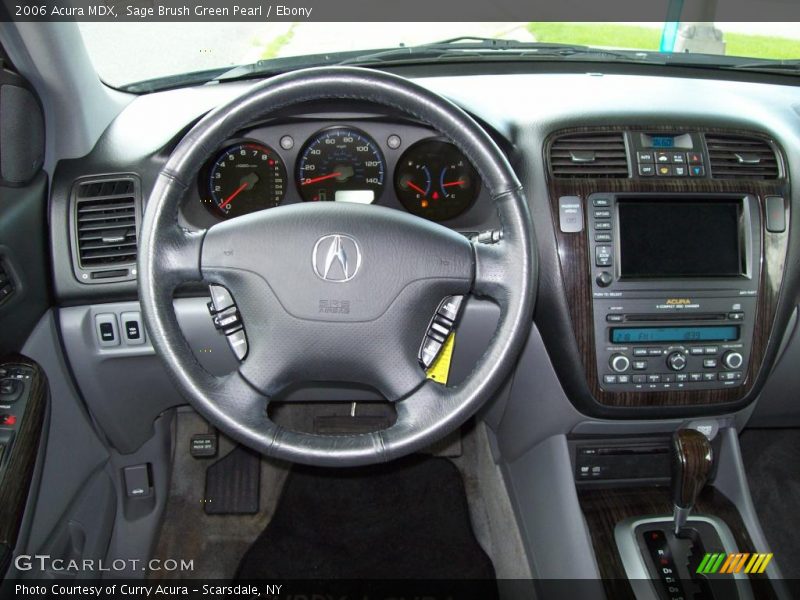 Sage Brush Green Pearl / Ebony 2006 Acura MDX