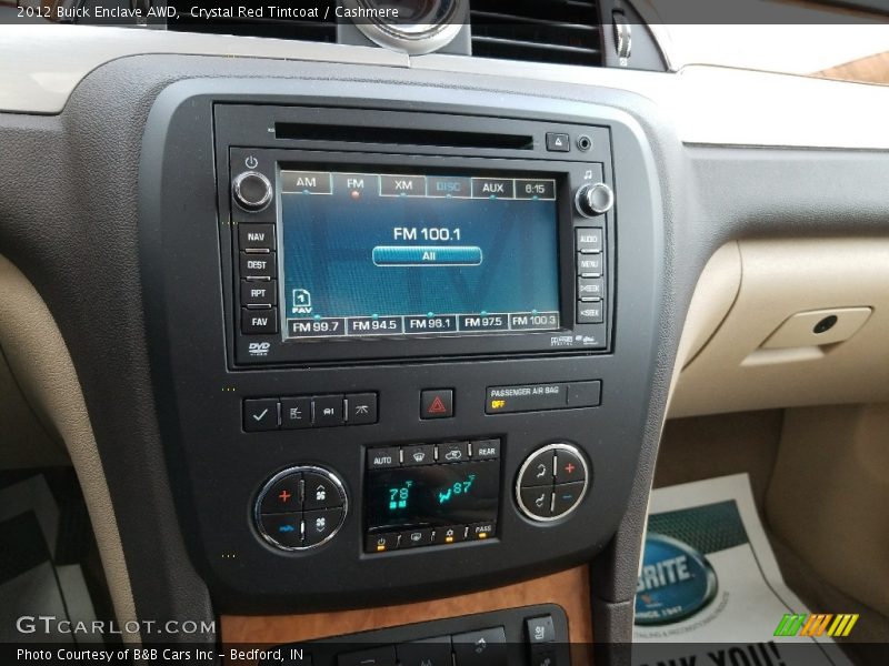 Crystal Red Tintcoat / Cashmere 2012 Buick Enclave AWD