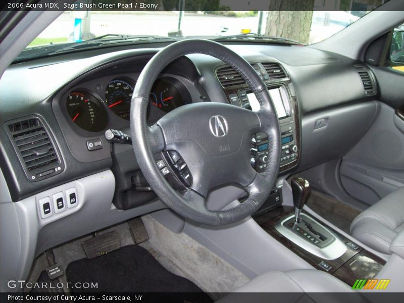 Sage Brush Green Pearl / Ebony 2006 Acura MDX