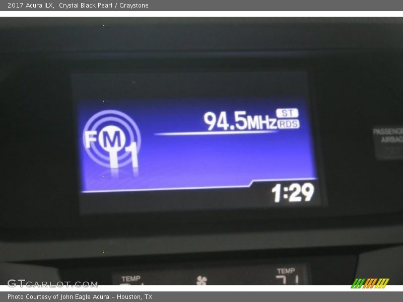 Crystal Black Pearl / Graystone 2017 Acura ILX