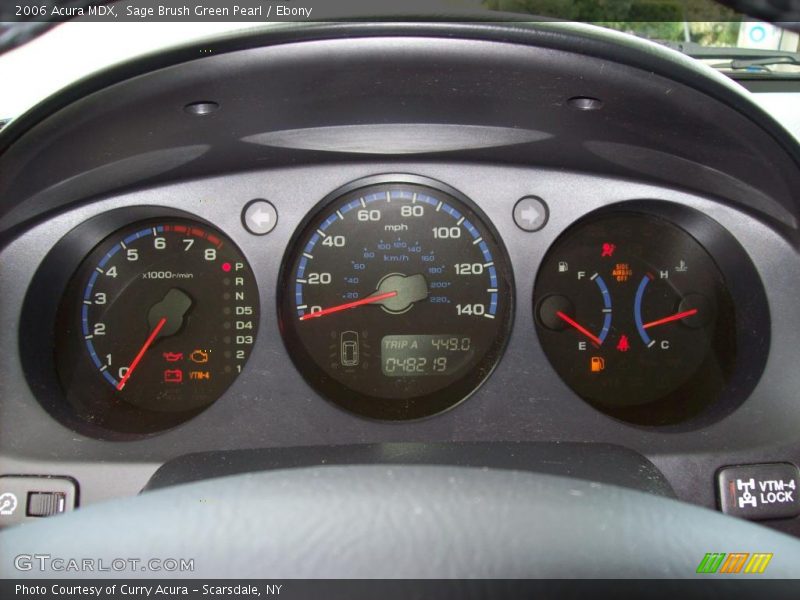 Sage Brush Green Pearl / Ebony 2006 Acura MDX