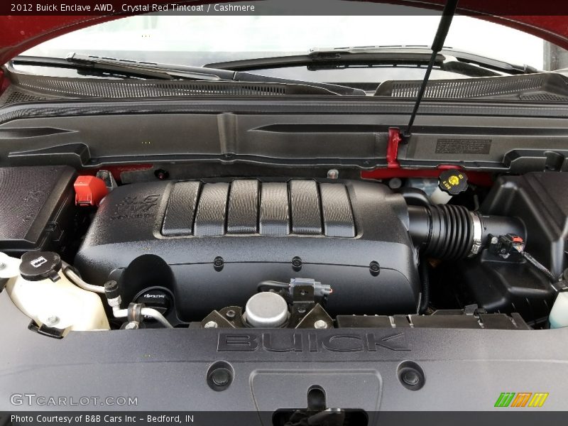 Crystal Red Tintcoat / Cashmere 2012 Buick Enclave AWD