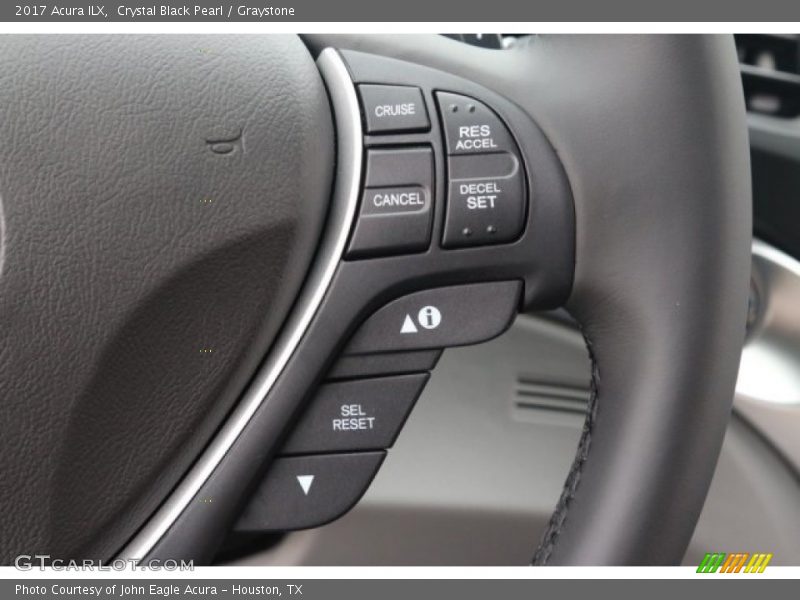 Crystal Black Pearl / Graystone 2017 Acura ILX