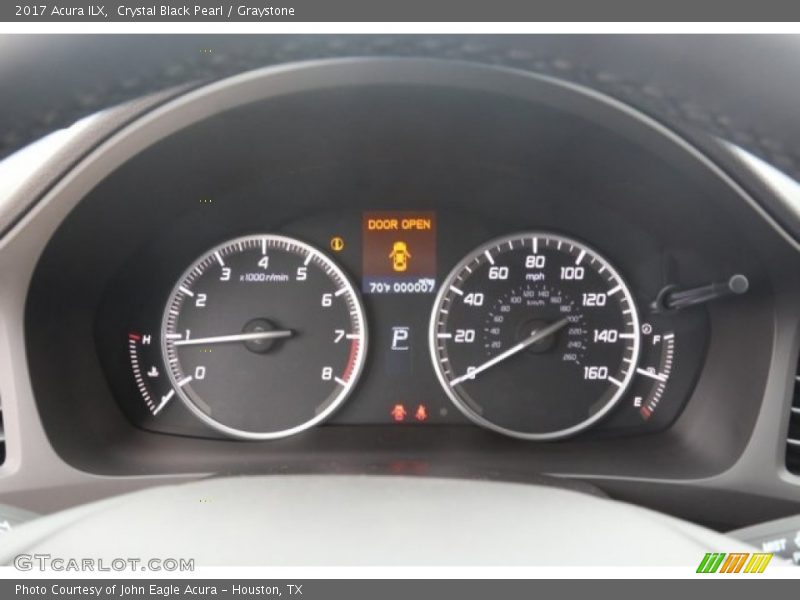 Crystal Black Pearl / Graystone 2017 Acura ILX