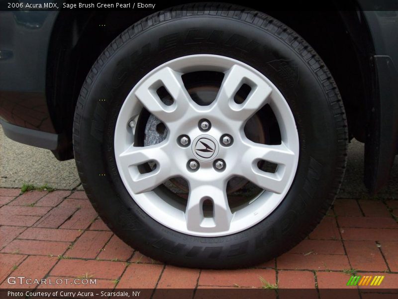 Sage Brush Green Pearl / Ebony 2006 Acura MDX