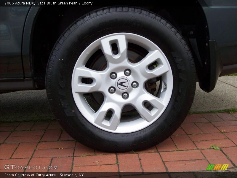 Sage Brush Green Pearl / Ebony 2006 Acura MDX