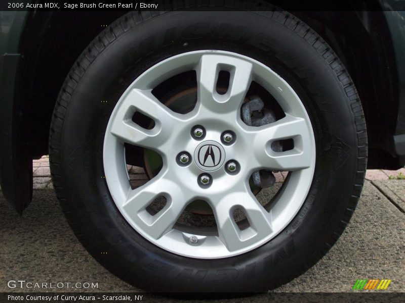 Sage Brush Green Pearl / Ebony 2006 Acura MDX