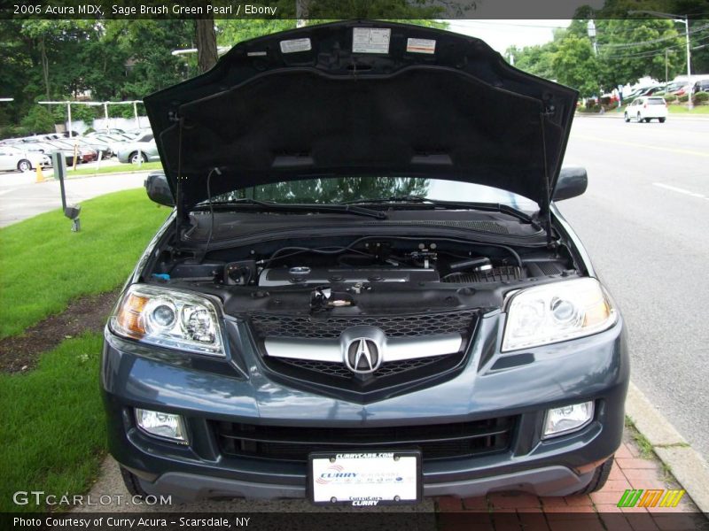 Sage Brush Green Pearl / Ebony 2006 Acura MDX
