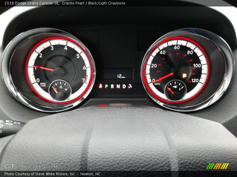 Granite Pearl / Black/Light Graystone 2018 Dodge Grand Caravan SE