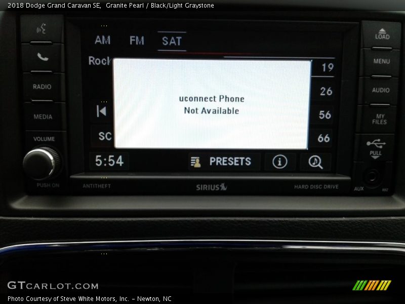 Granite Pearl / Black/Light Graystone 2018 Dodge Grand Caravan SE