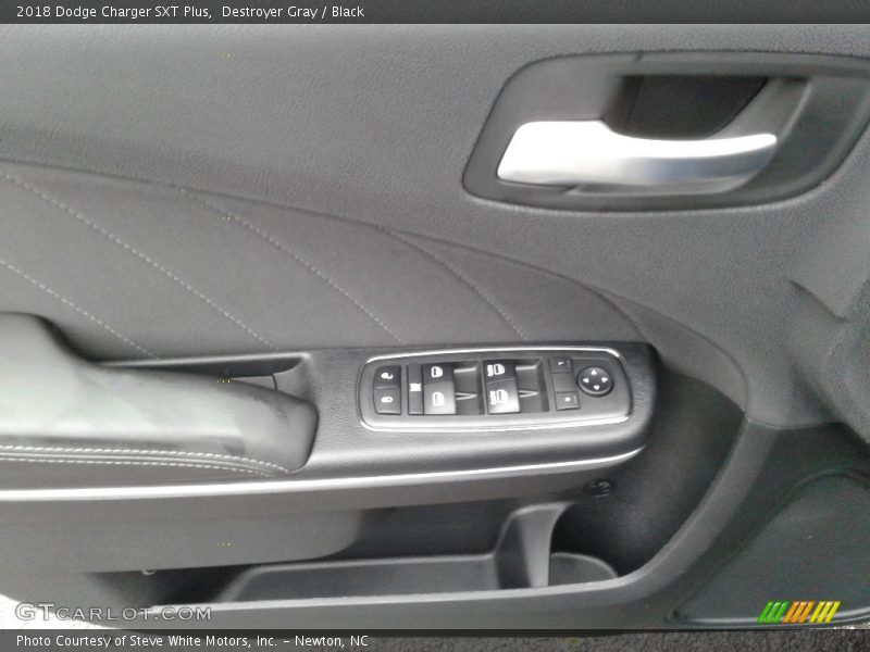 Destroyer Gray / Black 2018 Dodge Charger SXT Plus