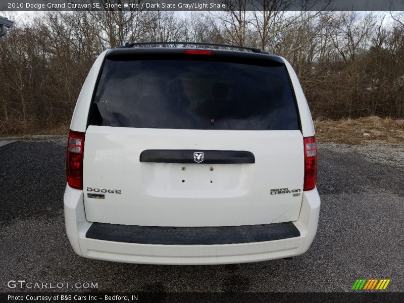 Stone White / Dark Slate Gray/Light Shale 2010 Dodge Grand Caravan SE