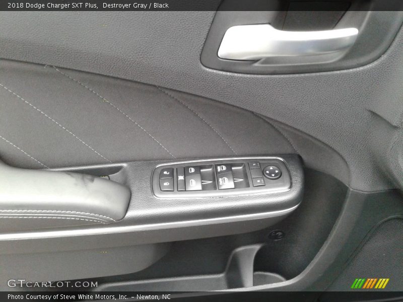 Destroyer Gray / Black 2018 Dodge Charger SXT Plus