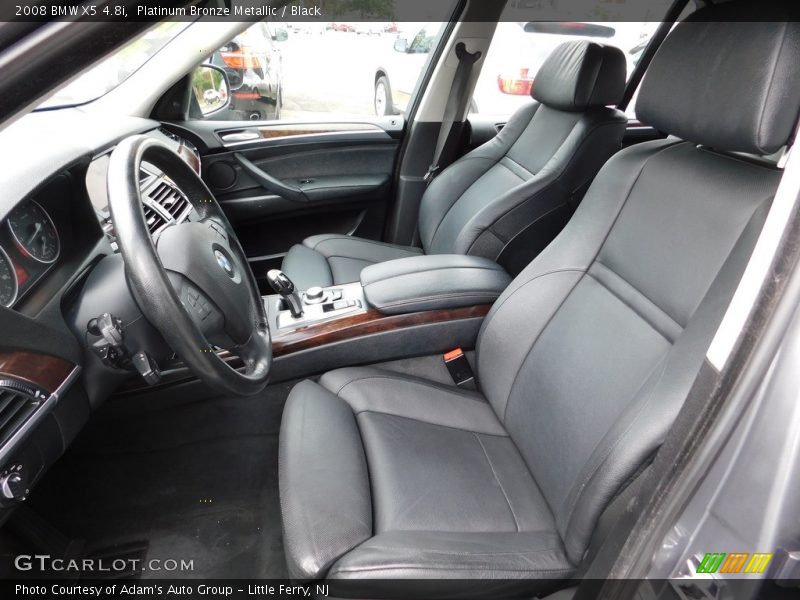 Platinum Bronze Metallic / Black 2008 BMW X5 4.8i