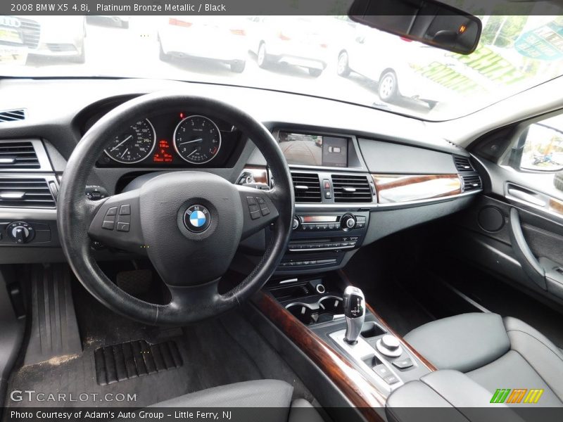 Platinum Bronze Metallic / Black 2008 BMW X5 4.8i