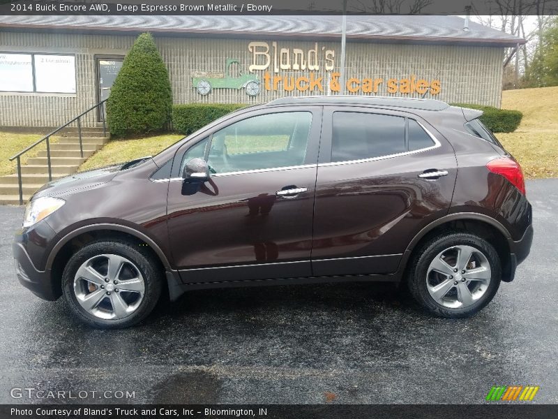 Deep Espresso Brown Metallic / Ebony 2014 Buick Encore AWD