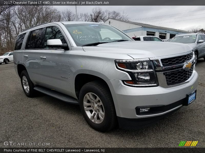 Silver Ice Metallic / Jet Black/Dark Ash 2017 Chevrolet Tahoe LT 4WD