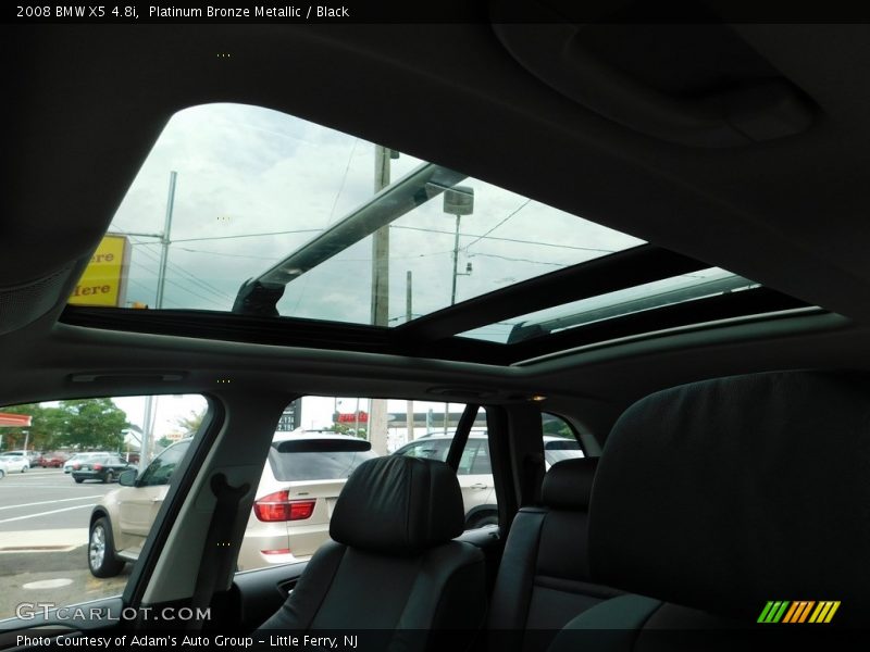Platinum Bronze Metallic / Black 2008 BMW X5 4.8i