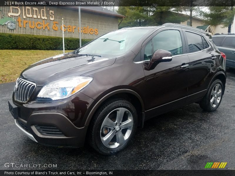 Deep Espresso Brown Metallic / Ebony 2014 Buick Encore AWD