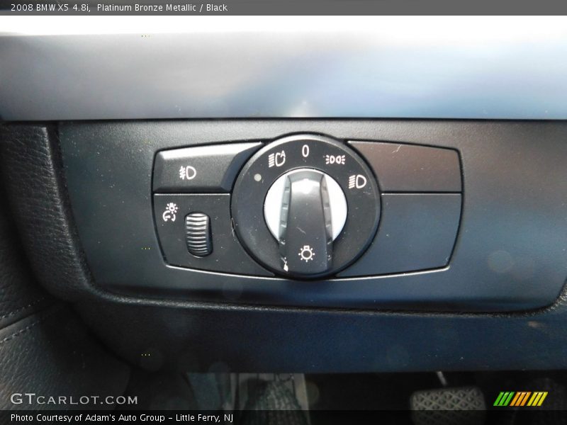 Platinum Bronze Metallic / Black 2008 BMW X5 4.8i