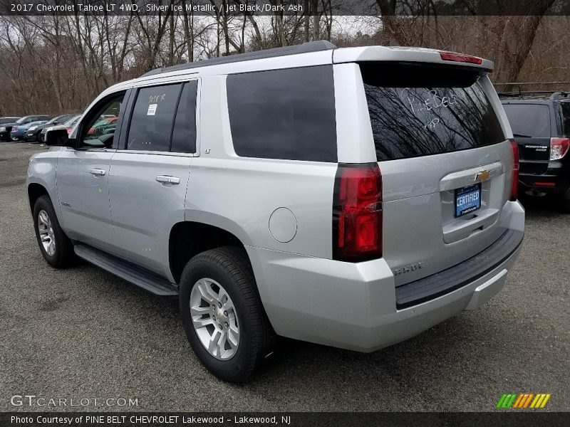 Silver Ice Metallic / Jet Black/Dark Ash 2017 Chevrolet Tahoe LT 4WD