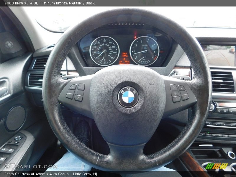 Platinum Bronze Metallic / Black 2008 BMW X5 4.8i