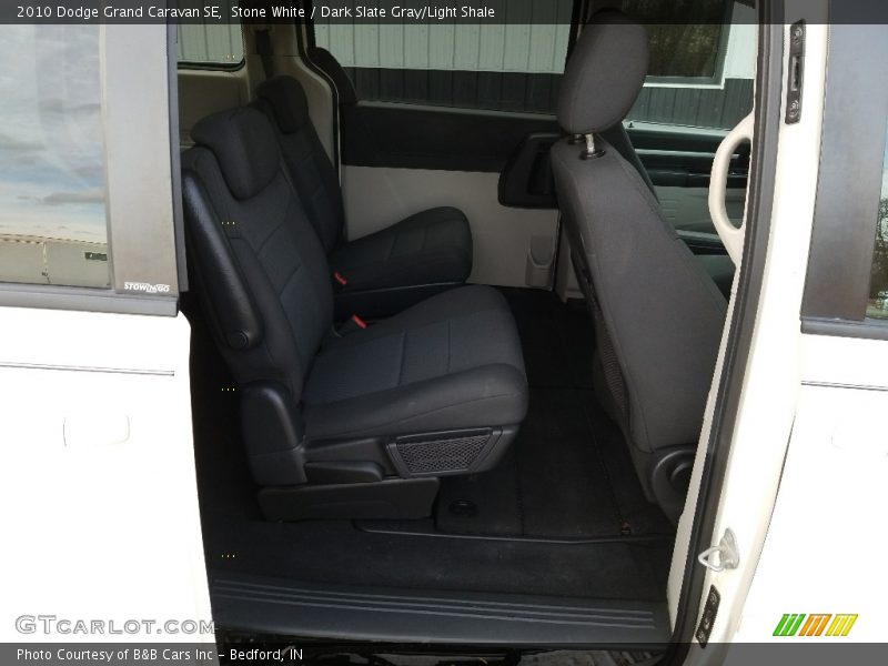 Stone White / Dark Slate Gray/Light Shale 2010 Dodge Grand Caravan SE