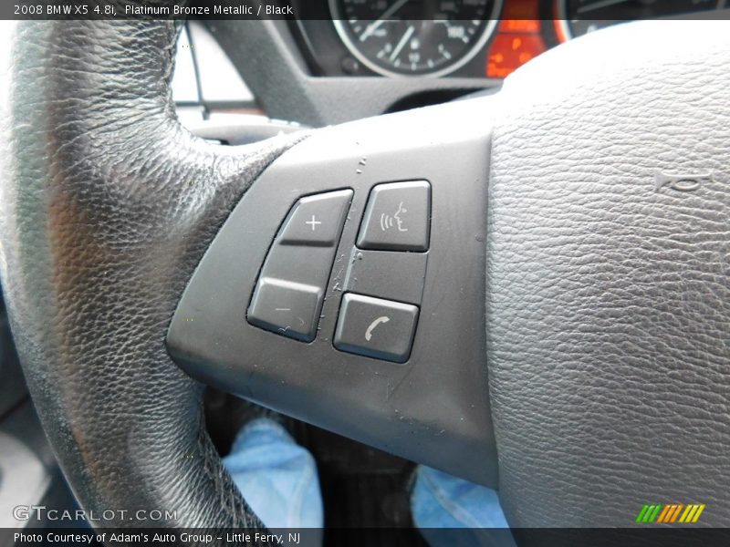 Platinum Bronze Metallic / Black 2008 BMW X5 4.8i