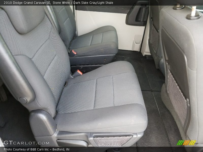 Stone White / Dark Slate Gray/Light Shale 2010 Dodge Grand Caravan SE