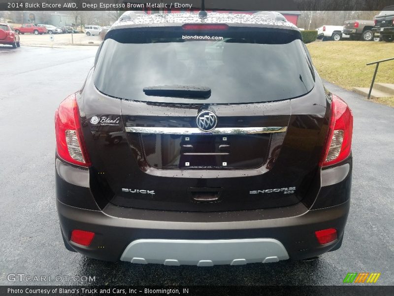 Deep Espresso Brown Metallic / Ebony 2014 Buick Encore AWD