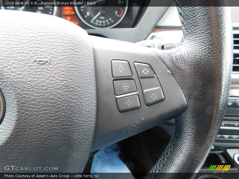 Platinum Bronze Metallic / Black 2008 BMW X5 4.8i