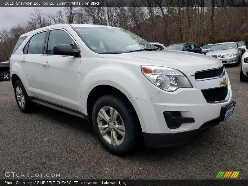 Summit White / Jet Black 2015 Chevrolet Equinox LS