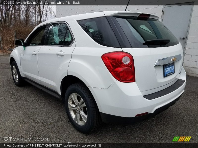 Summit White / Jet Black 2015 Chevrolet Equinox LS