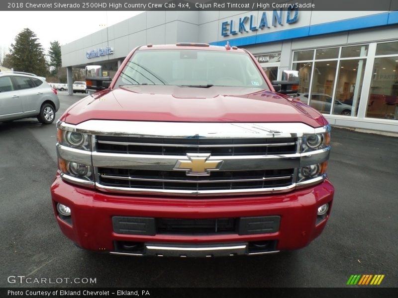 Cajun Red Tintcoat / High Country Saddle 2018 Chevrolet Silverado 2500HD High Country Crew Cab 4x4