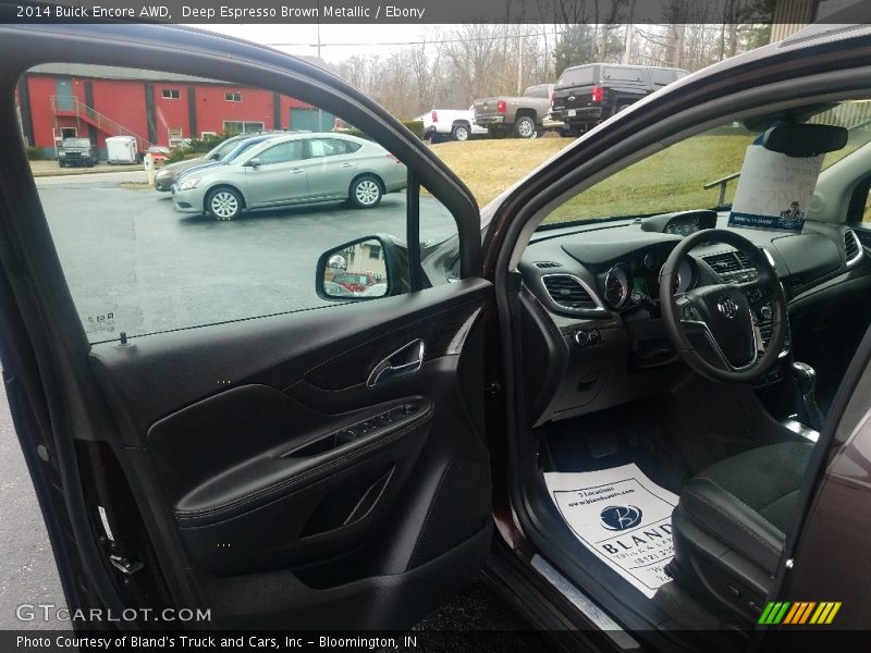 Deep Espresso Brown Metallic / Ebony 2014 Buick Encore AWD