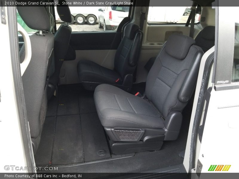 Stone White / Dark Slate Gray/Light Shale 2010 Dodge Grand Caravan SE