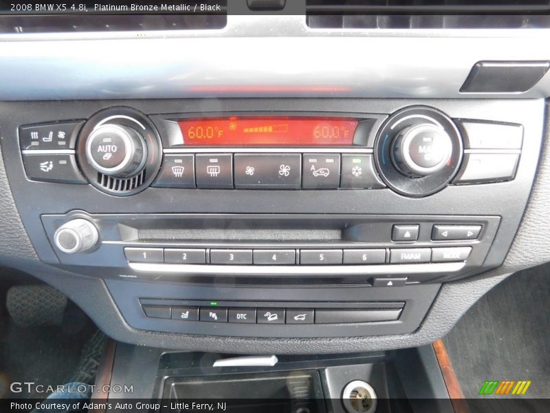 Platinum Bronze Metallic / Black 2008 BMW X5 4.8i