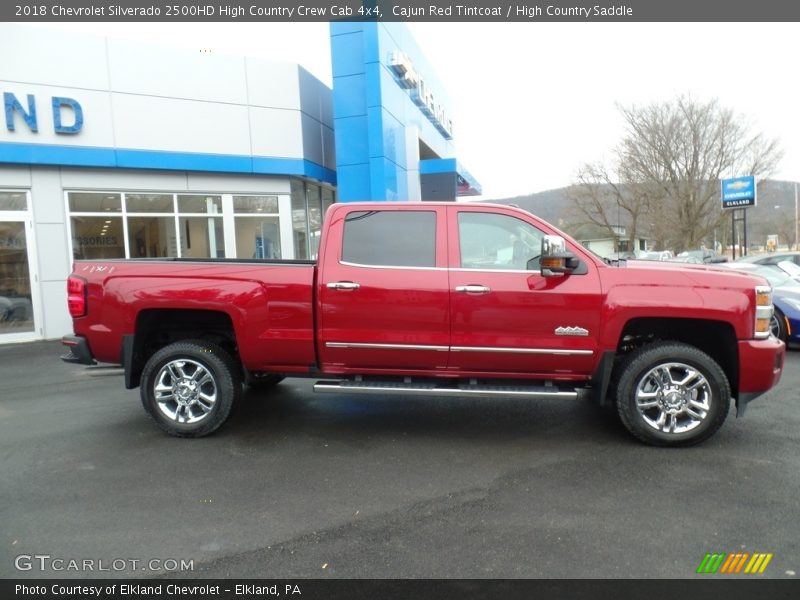 Cajun Red Tintcoat / High Country Saddle 2018 Chevrolet Silverado 2500HD High Country Crew Cab 4x4