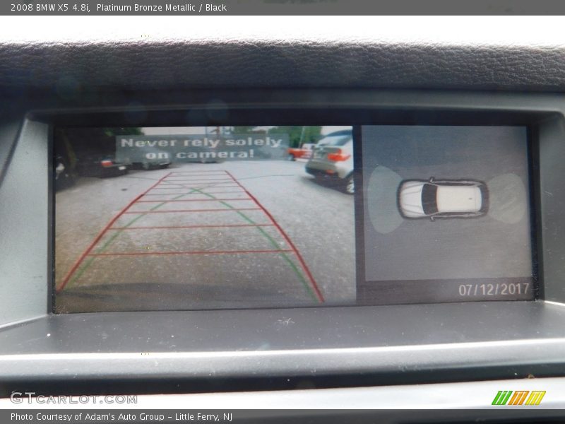 Platinum Bronze Metallic / Black 2008 BMW X5 4.8i
