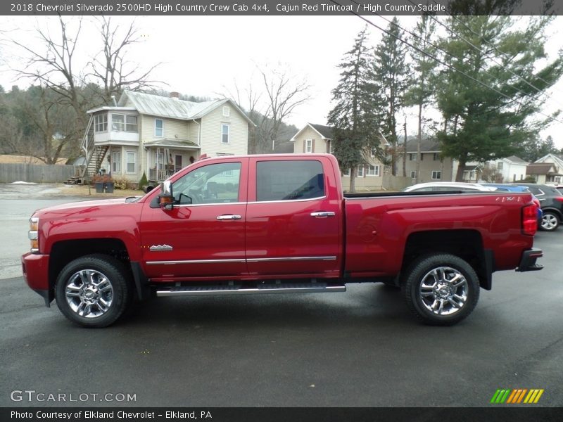 Cajun Red Tintcoat / High Country Saddle 2018 Chevrolet Silverado 2500HD High Country Crew Cab 4x4